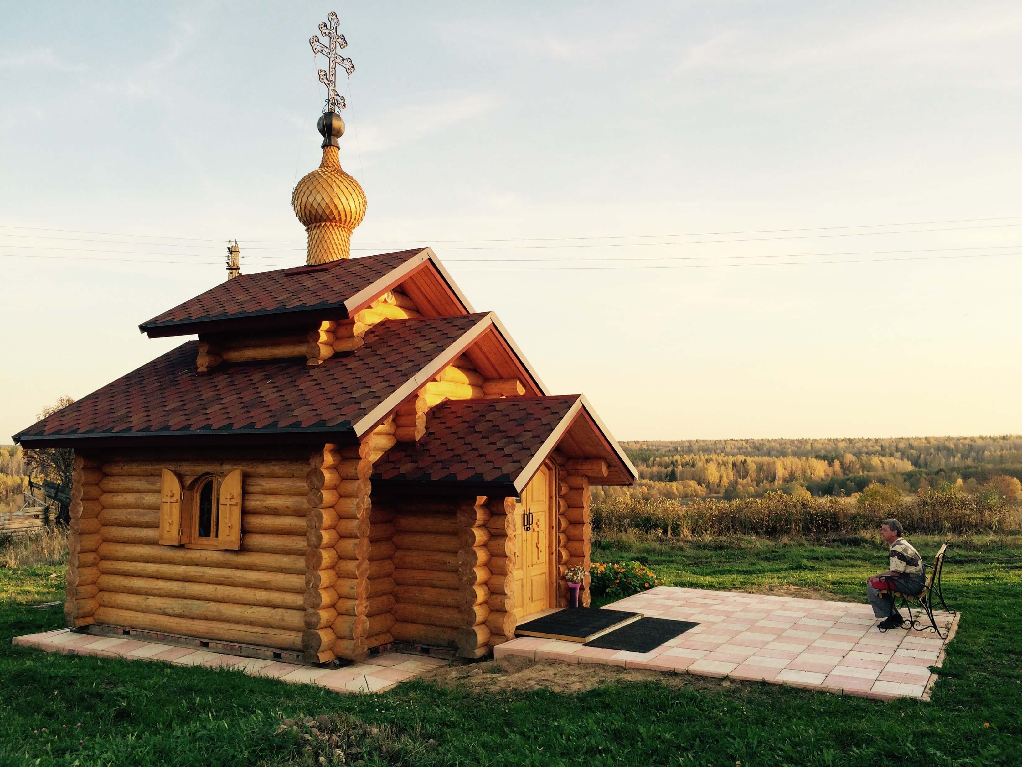 Современный дом в стиле традиционной русской усадьбы