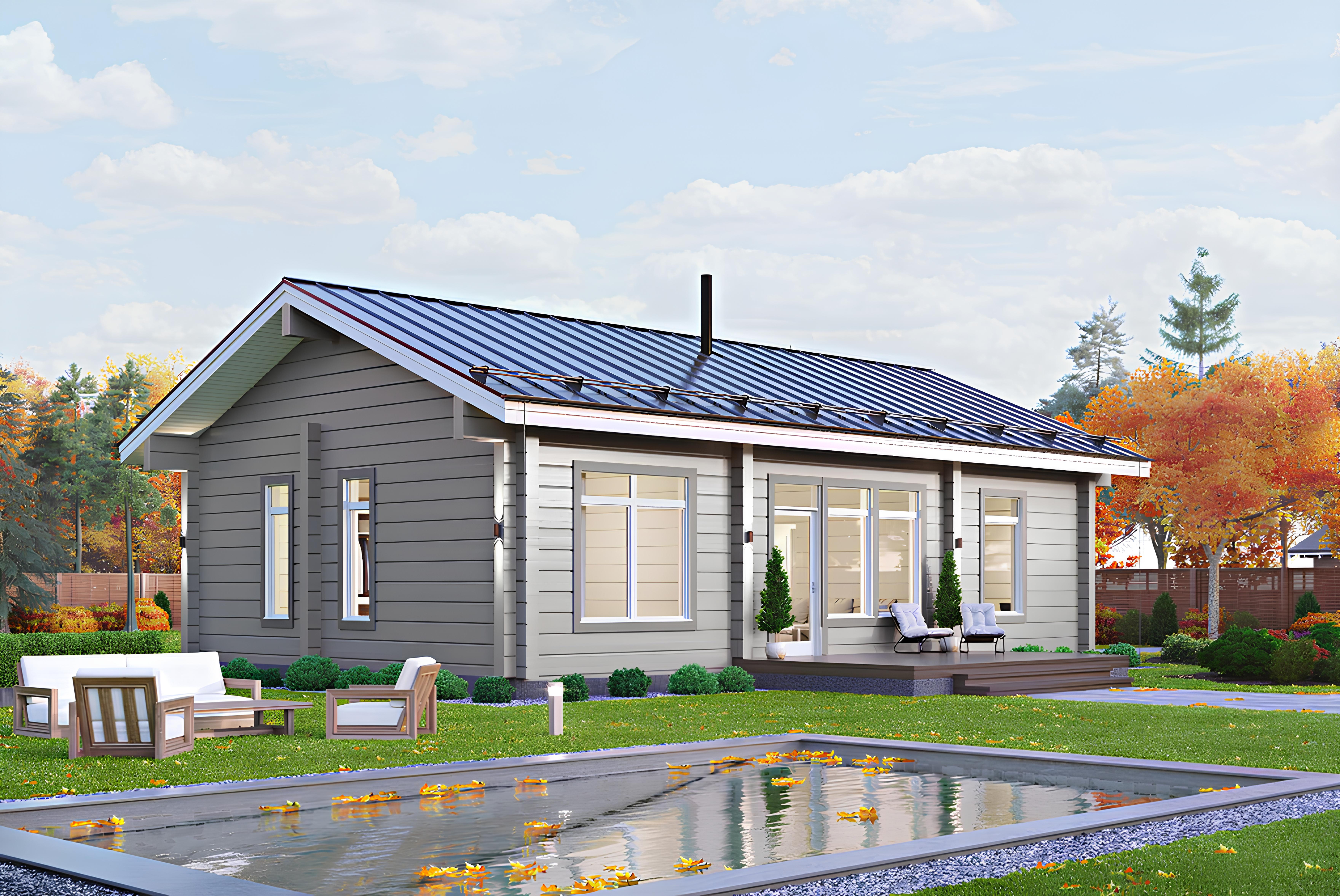 Дом из клееного бруса VZ-349