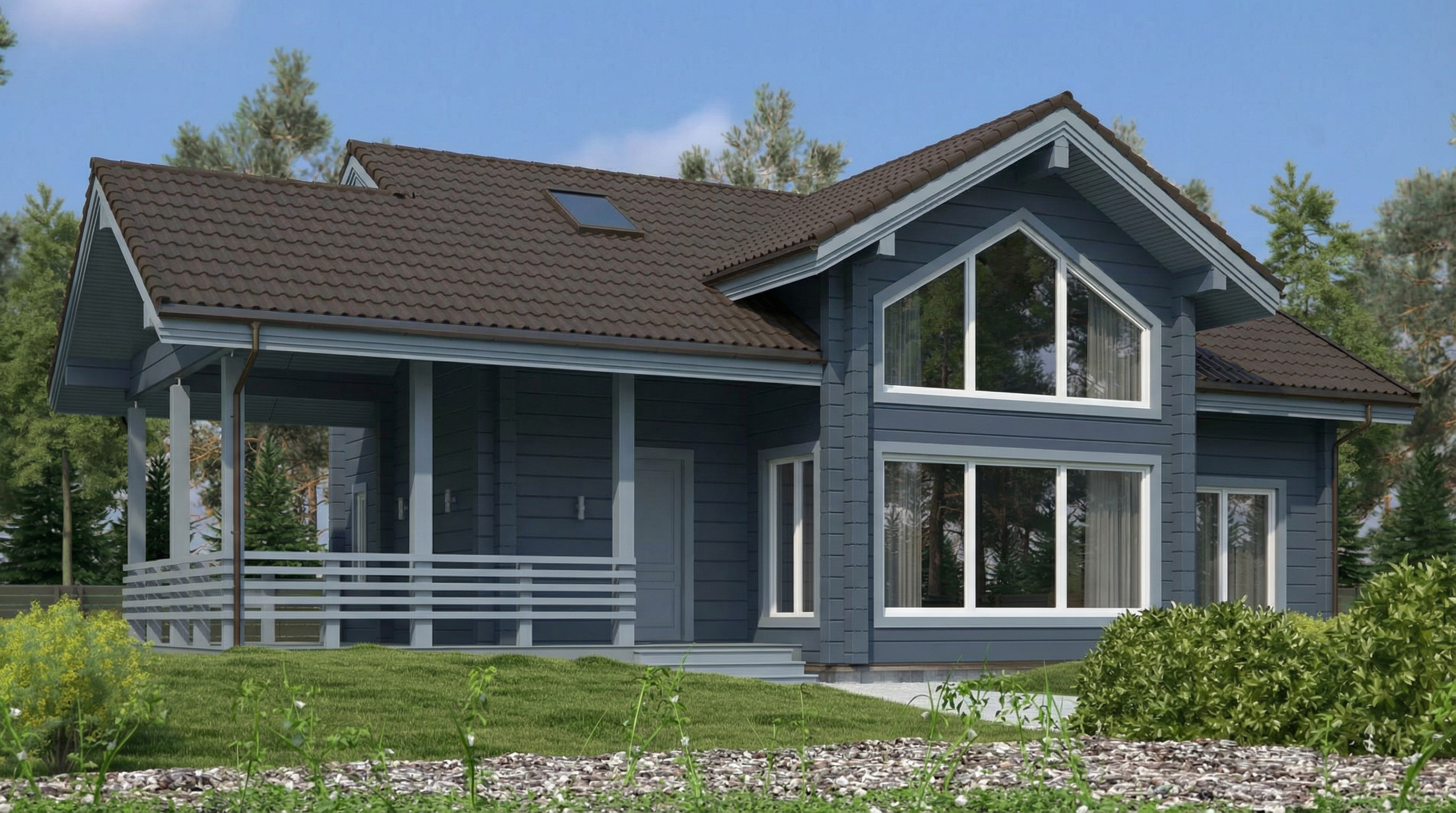 Дом из клееного бруса VZ-354