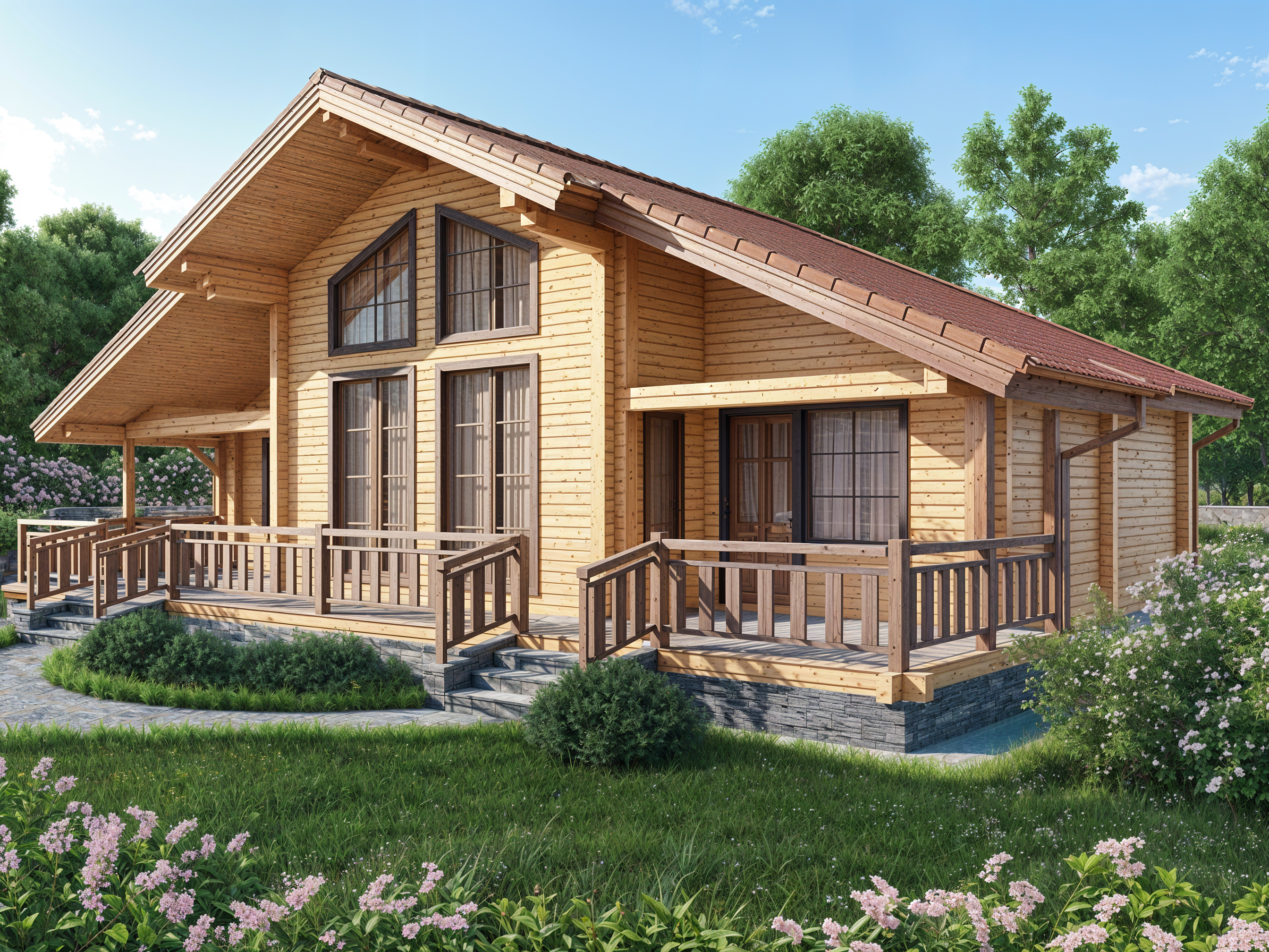 Дом из клееного бруса VZ-365