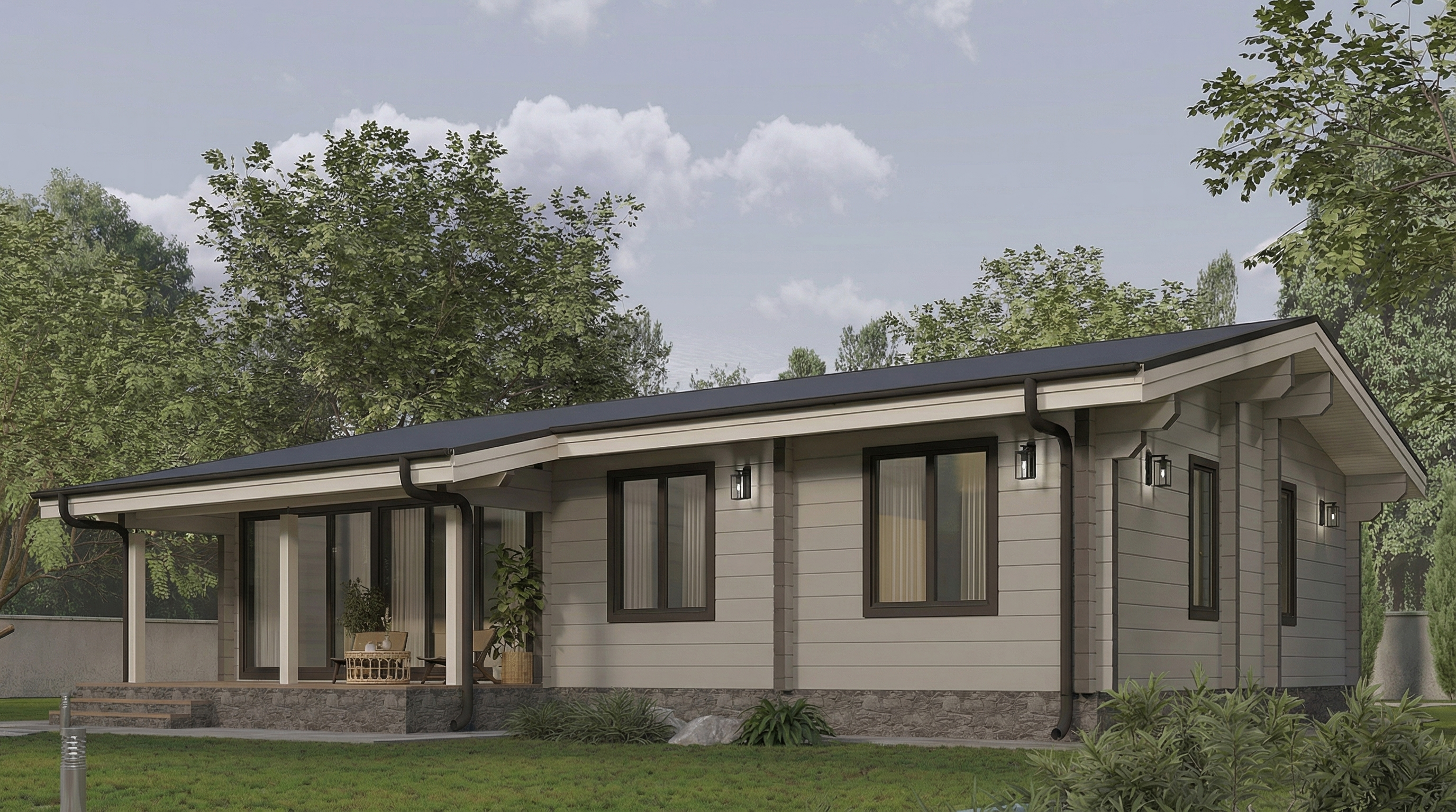 Дом из клееного бруса VZ-415