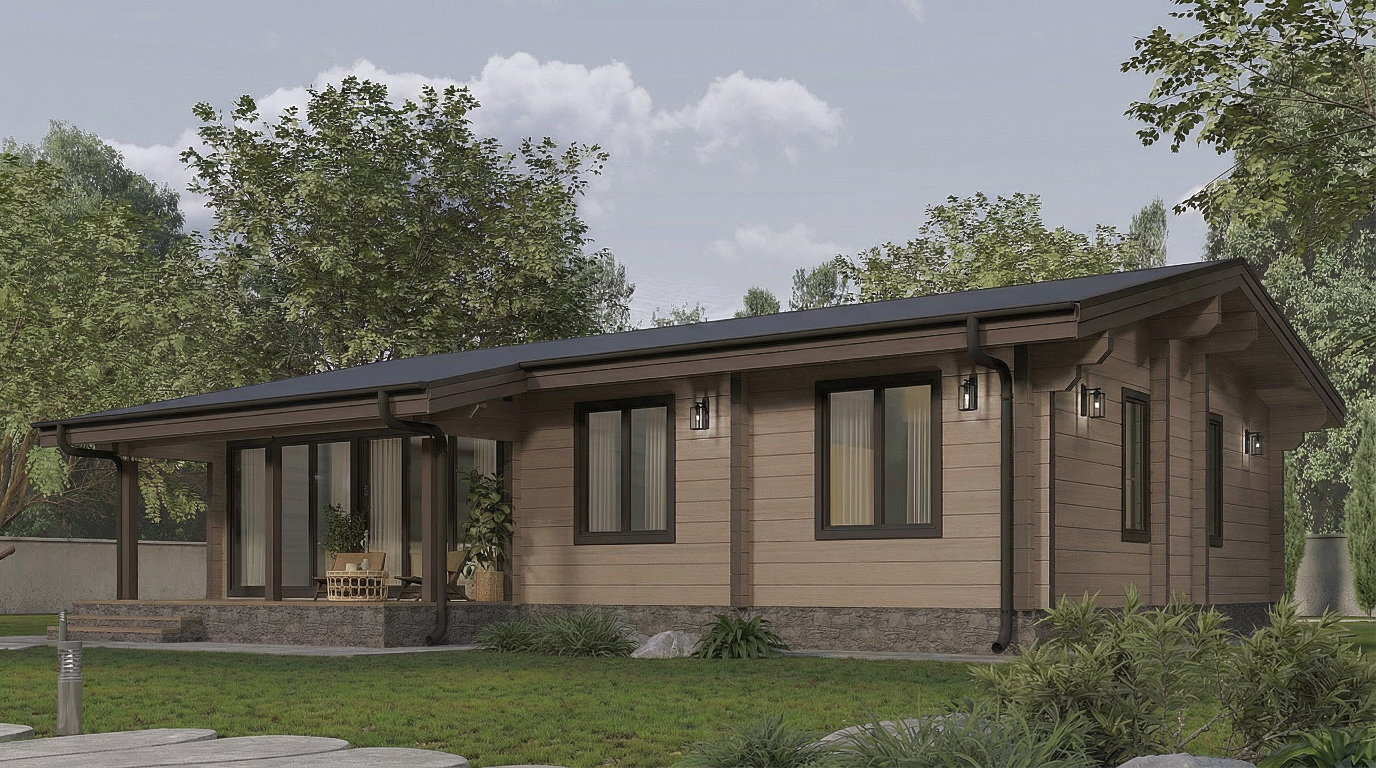 Дом из клееного бруса VZ-415