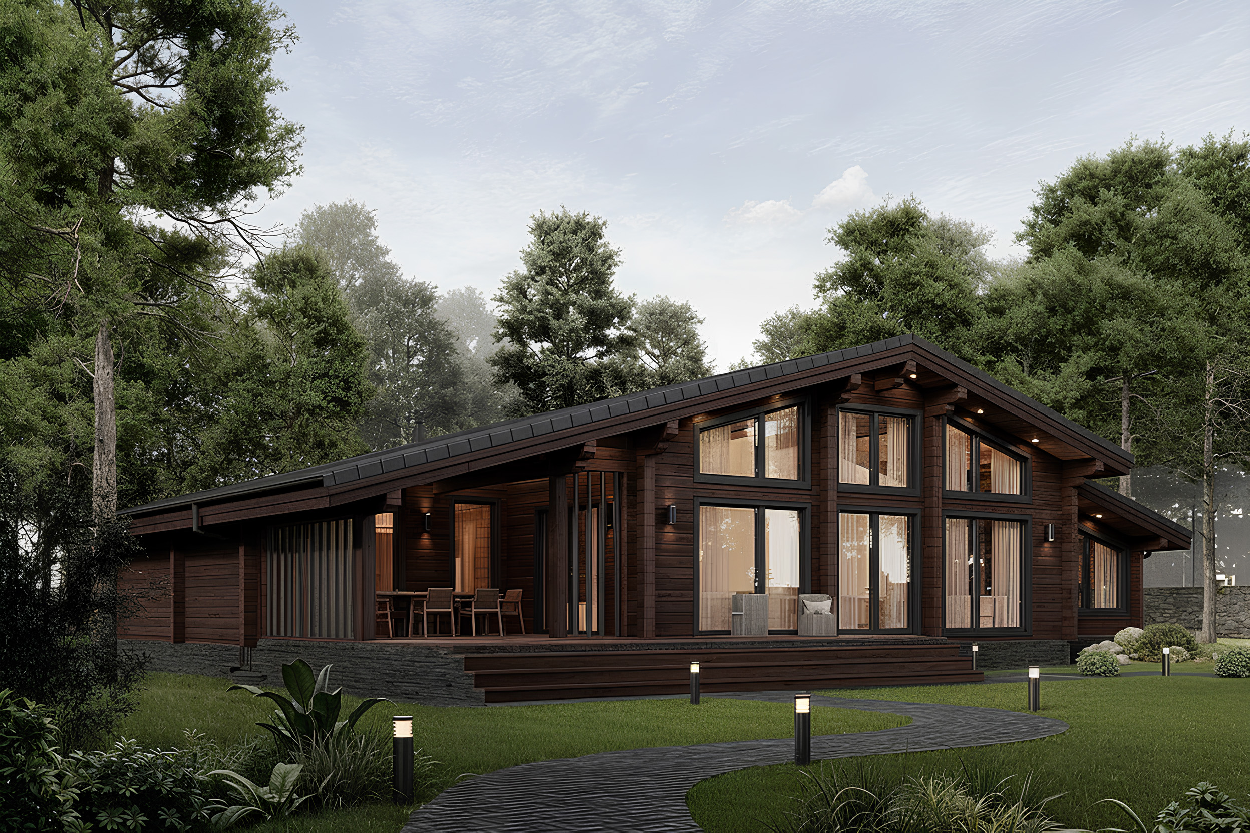 Дом из профилированного бруса VZ-463