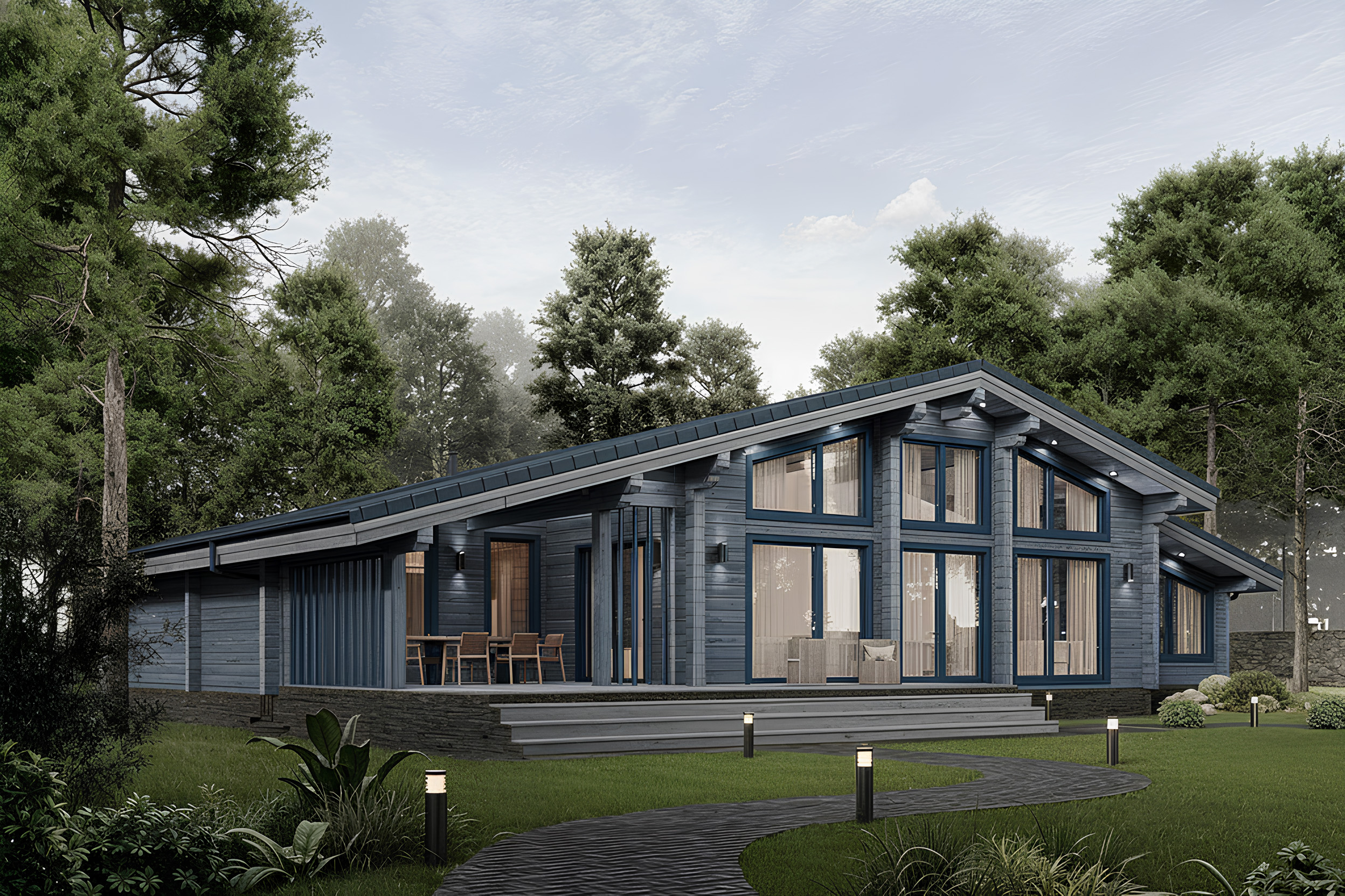 Дом из профилированного бруса VZ-463