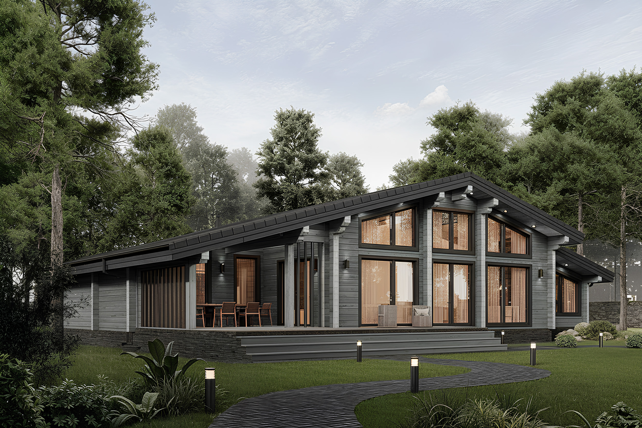 Дом из профилированного бруса VZ-463