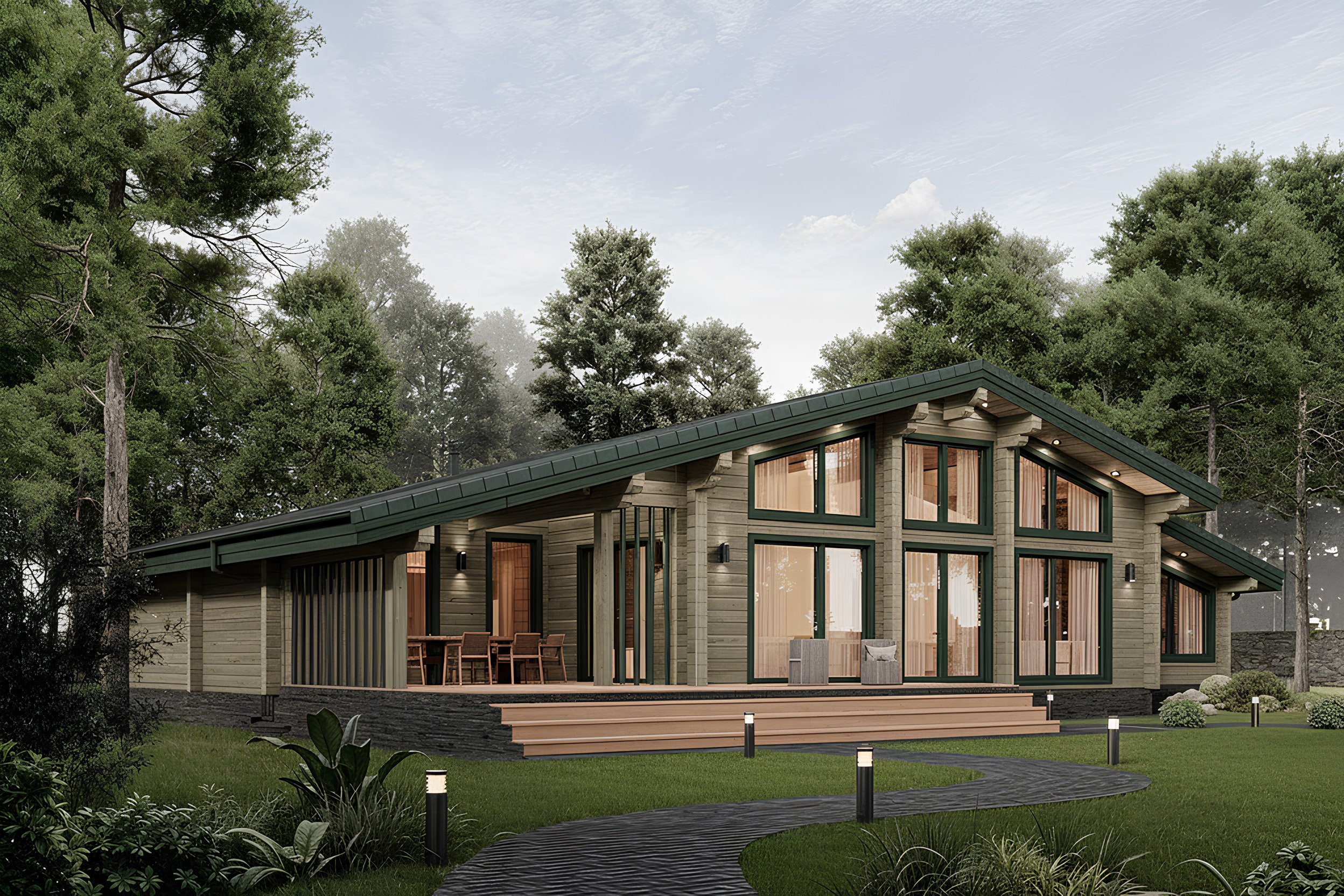 Дом из профилированного бруса VZ-463