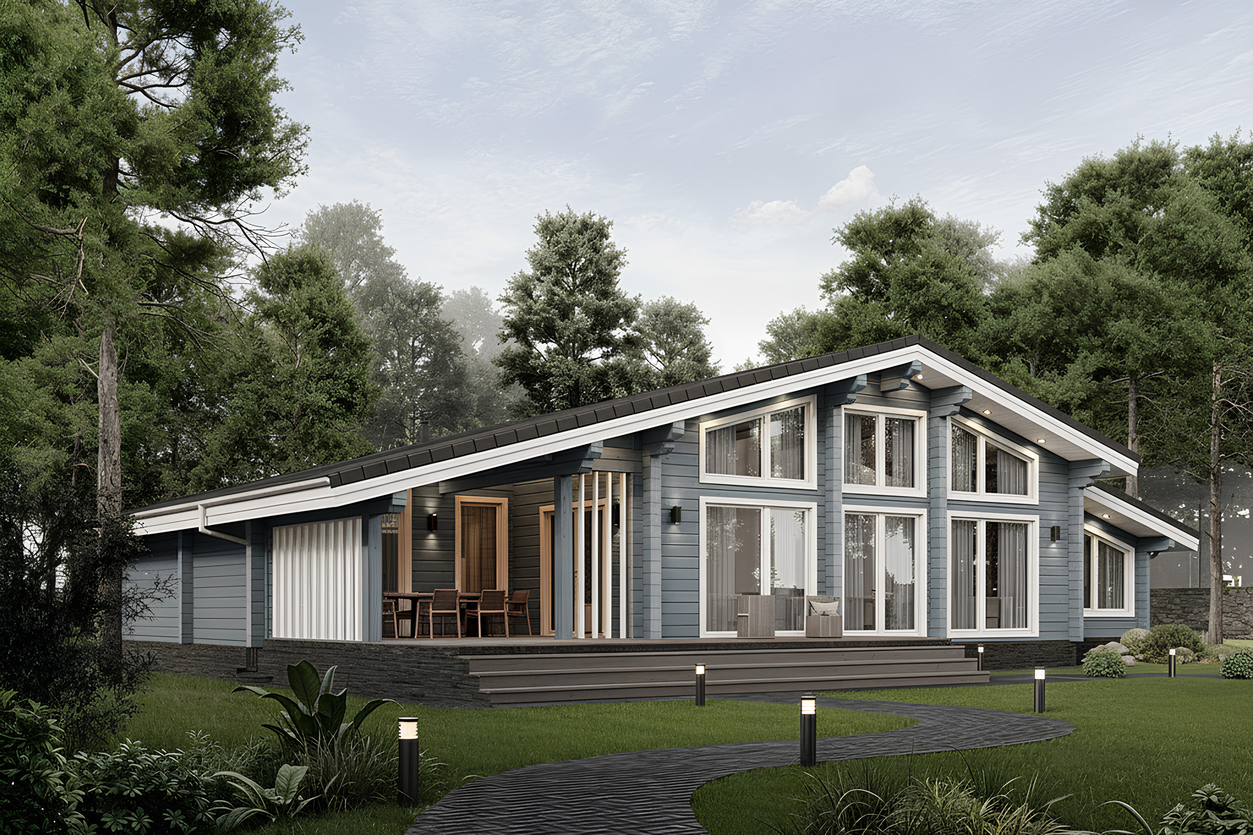 Дом из профилированного бруса VZ-463