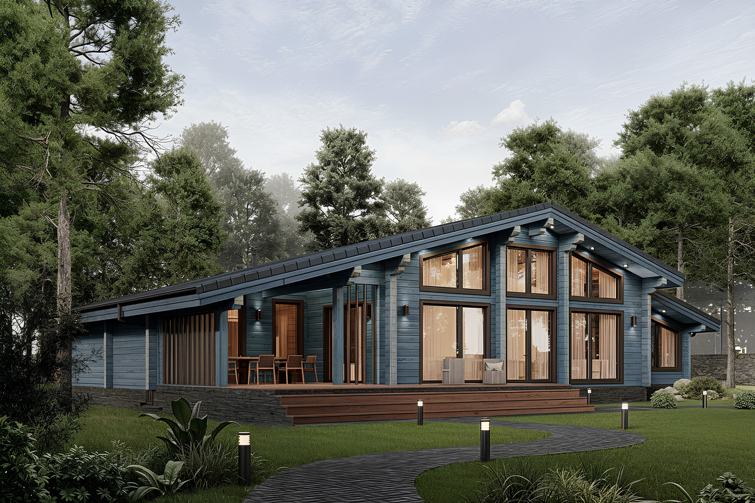 Дом из профилированного бруса VZ-463