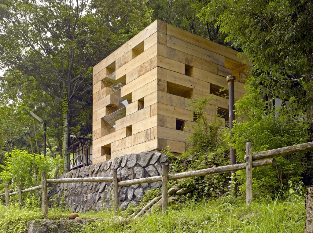 Необычный дом из дерева